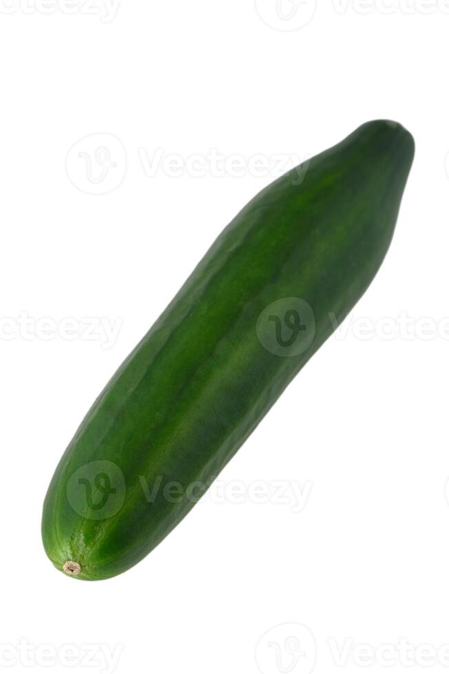 Crisp and refreshing cucumber ready to enhance summer salads with vibrant colors and fresh flavors photo