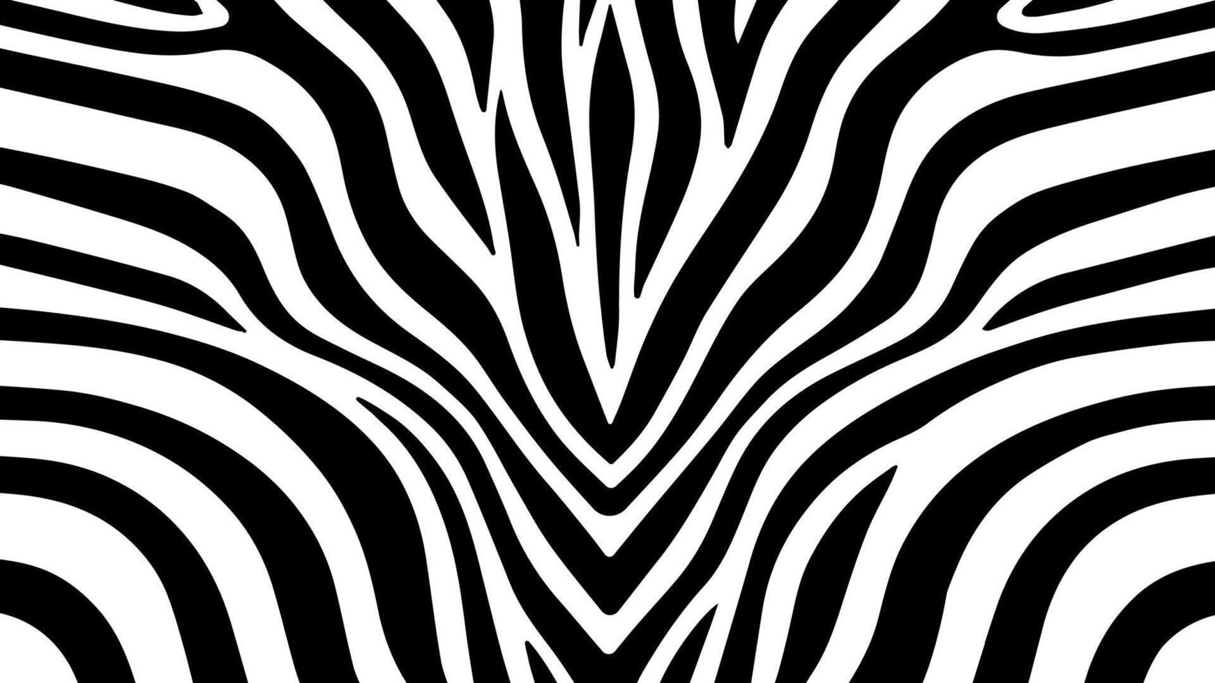 Trendy zebra skin pattern background illustration. vector