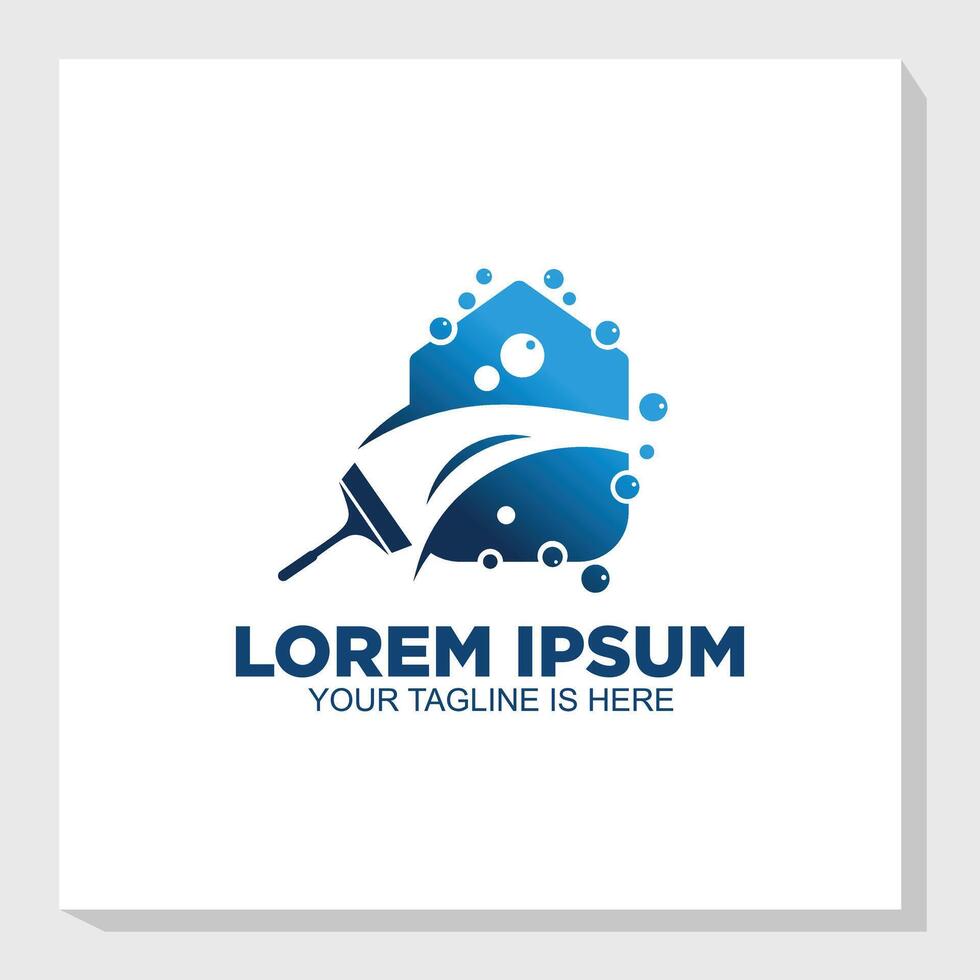 home cleaner logo template, construction logo inspiration, building icon design vector
