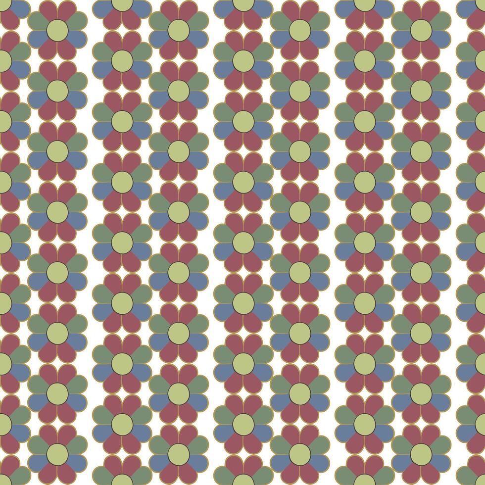 Psychedelic Flower Power Pattern vector