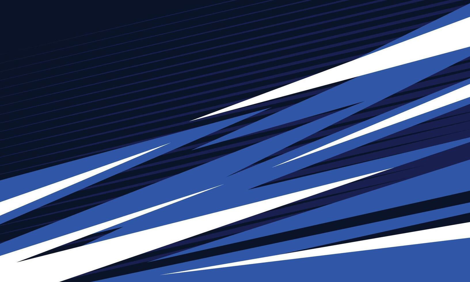 Blue dynamic lines for car wrap decal vector