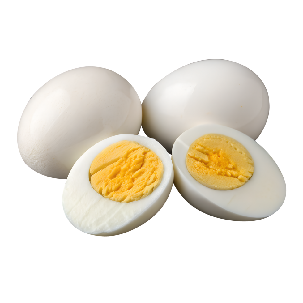 Boiled eggs isolated on Transparent Background png
