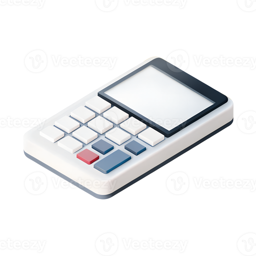 3D icon, Calculator A scientific calculator, indicating mathematics or problem-solving png