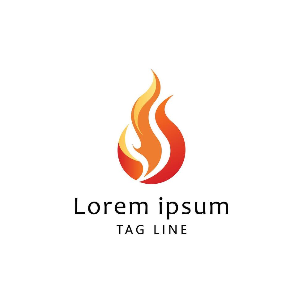 FIRE LOGO TEMPLATE vector