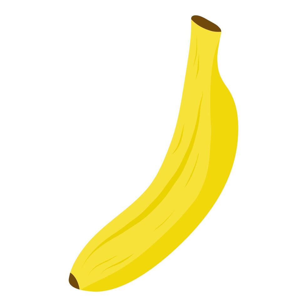 Banana illustration, hand drawn cartoon illustration of banana. Banana fruit illustration for cards, designs, invitations, logos. vector