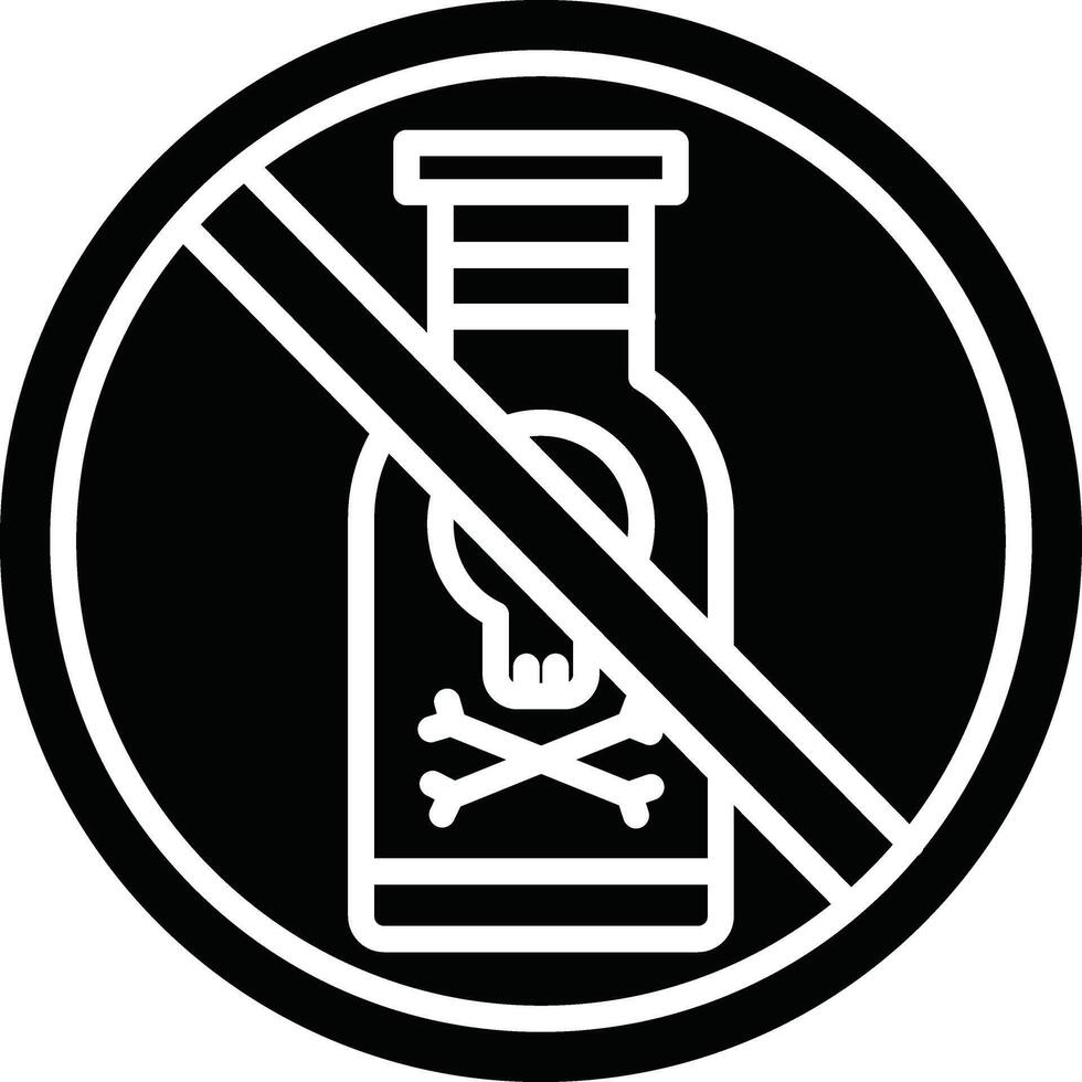 No alcohol sign illustration vector