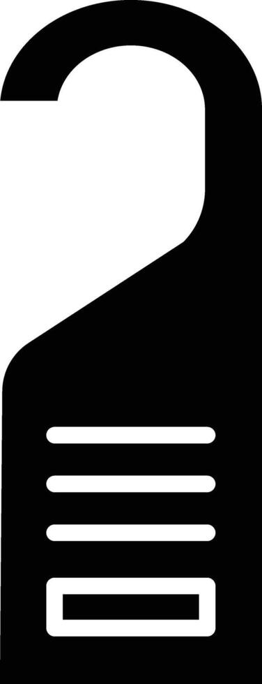 A black and white icon of a lock vector