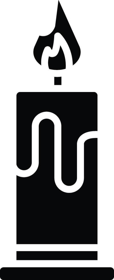 A black and white image of a cake with a candle vector