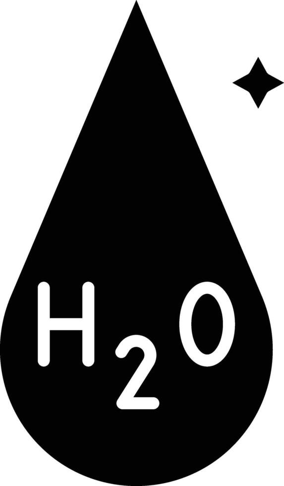 A black and white logo with the word h2o vector