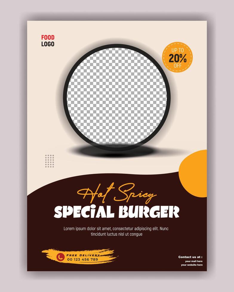 Hot Spicy Special Burger Buzz vector