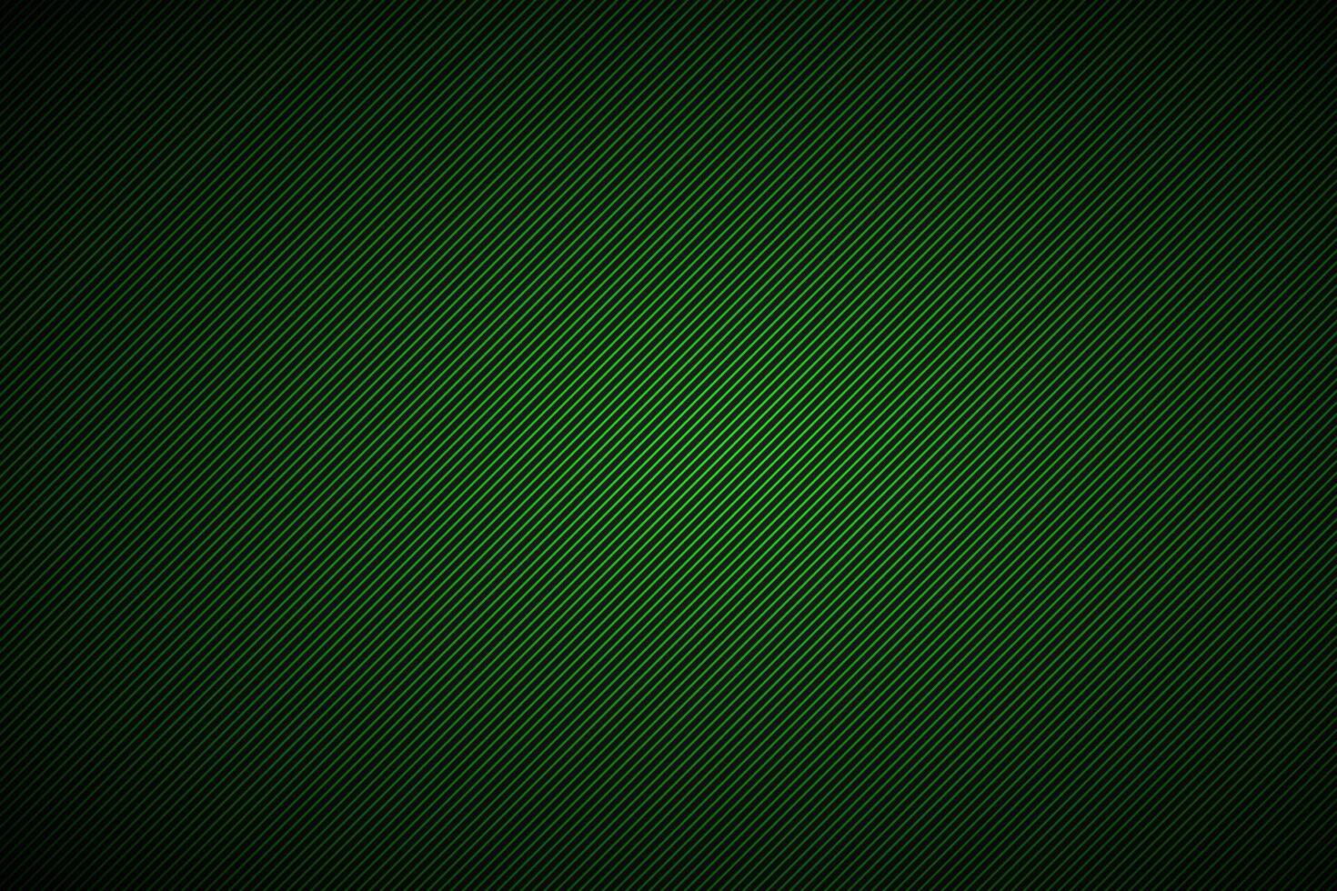 Black and green abstract background with diagonal lines, illustration vector