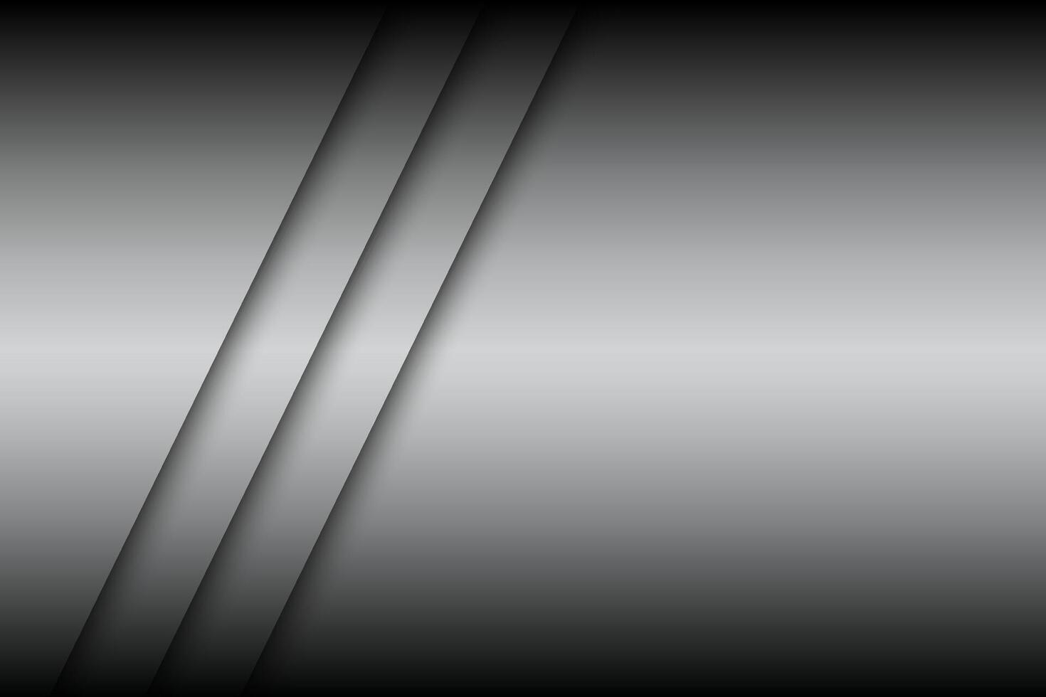 Abstract background with two grey stripes, oblique lines, grey creative background vector