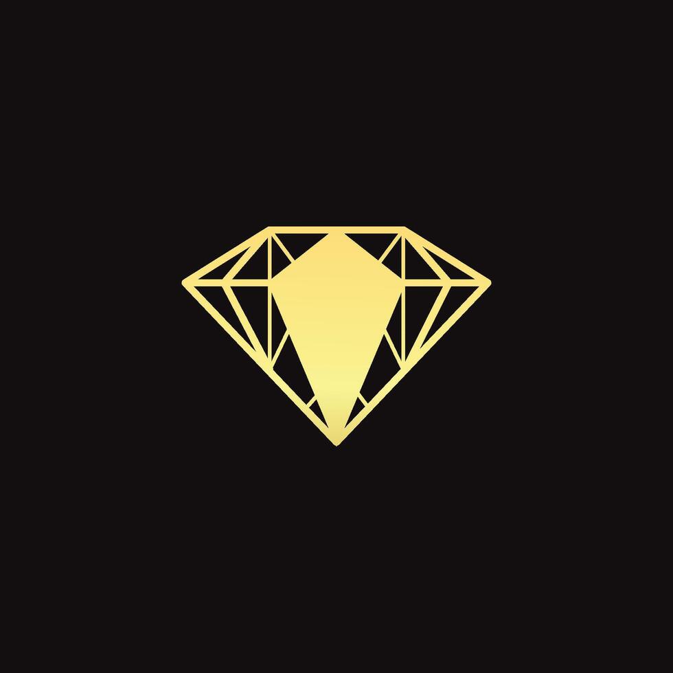 Modern Diamond logo abstract design vector
