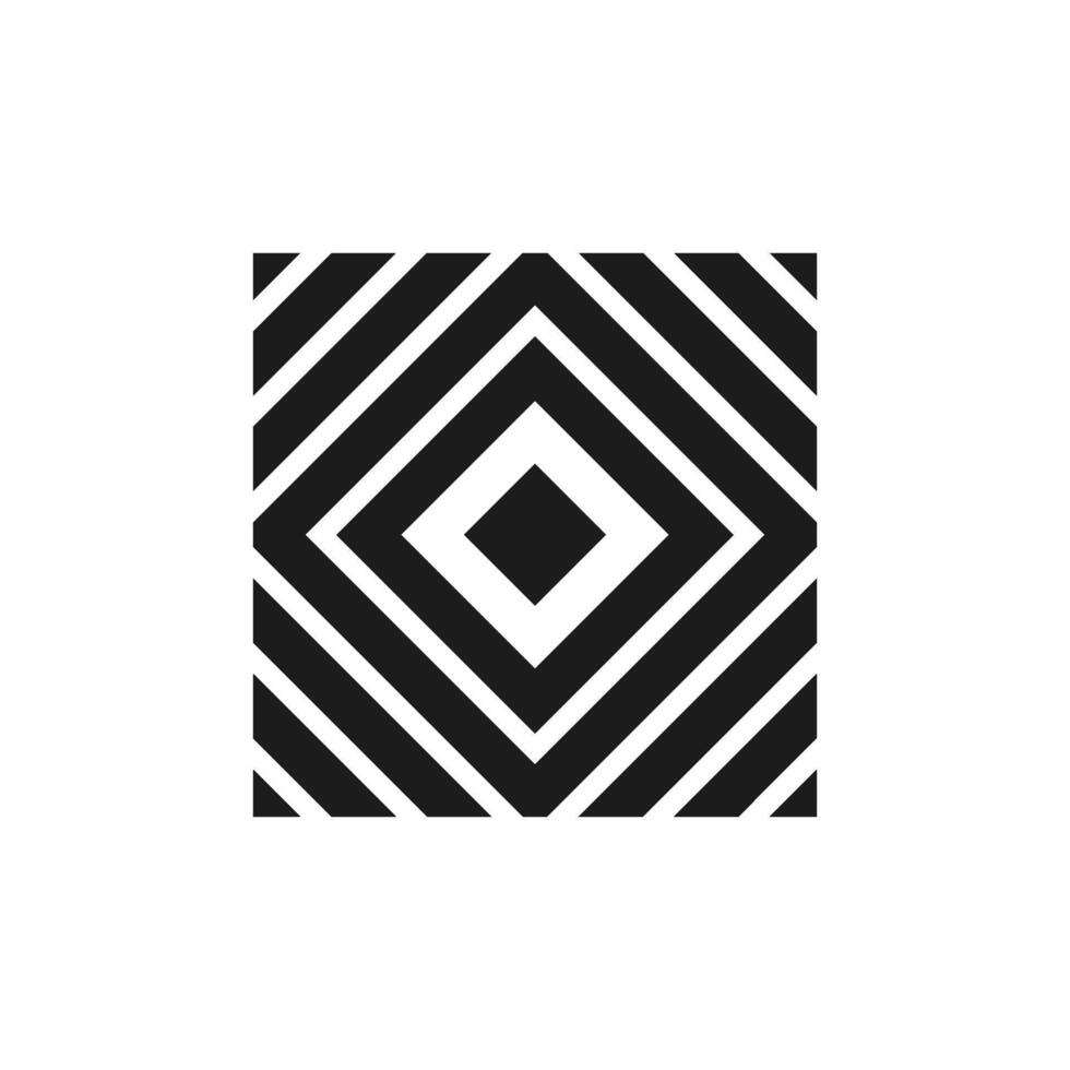 Abstract geometric design featuring bold black and white patterns that embody postmodern, retro and brutalist styles vector