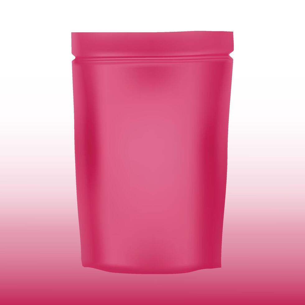 pink plastic container with a lid on a white background vector