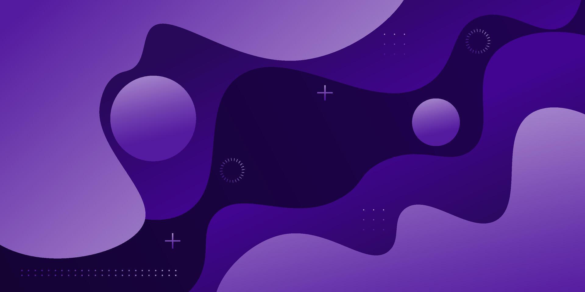 Simple dark purple background template with wavy purple gradient pattern. Modern design. Suitable for background, wallpaper, home screen, theme. eps10 vector