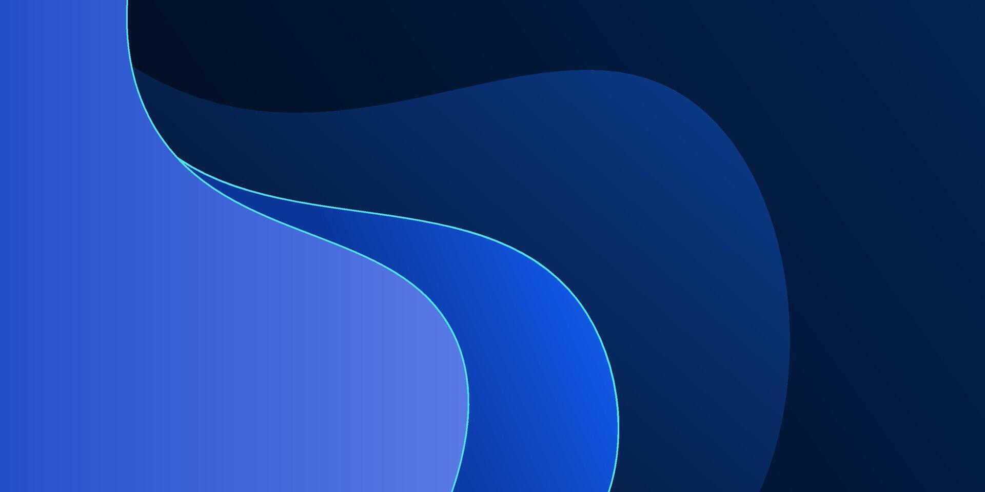 Realistic abstract blue wave dynamic color fluid pattern. Trendy wave pattern element background. Eps10 vector