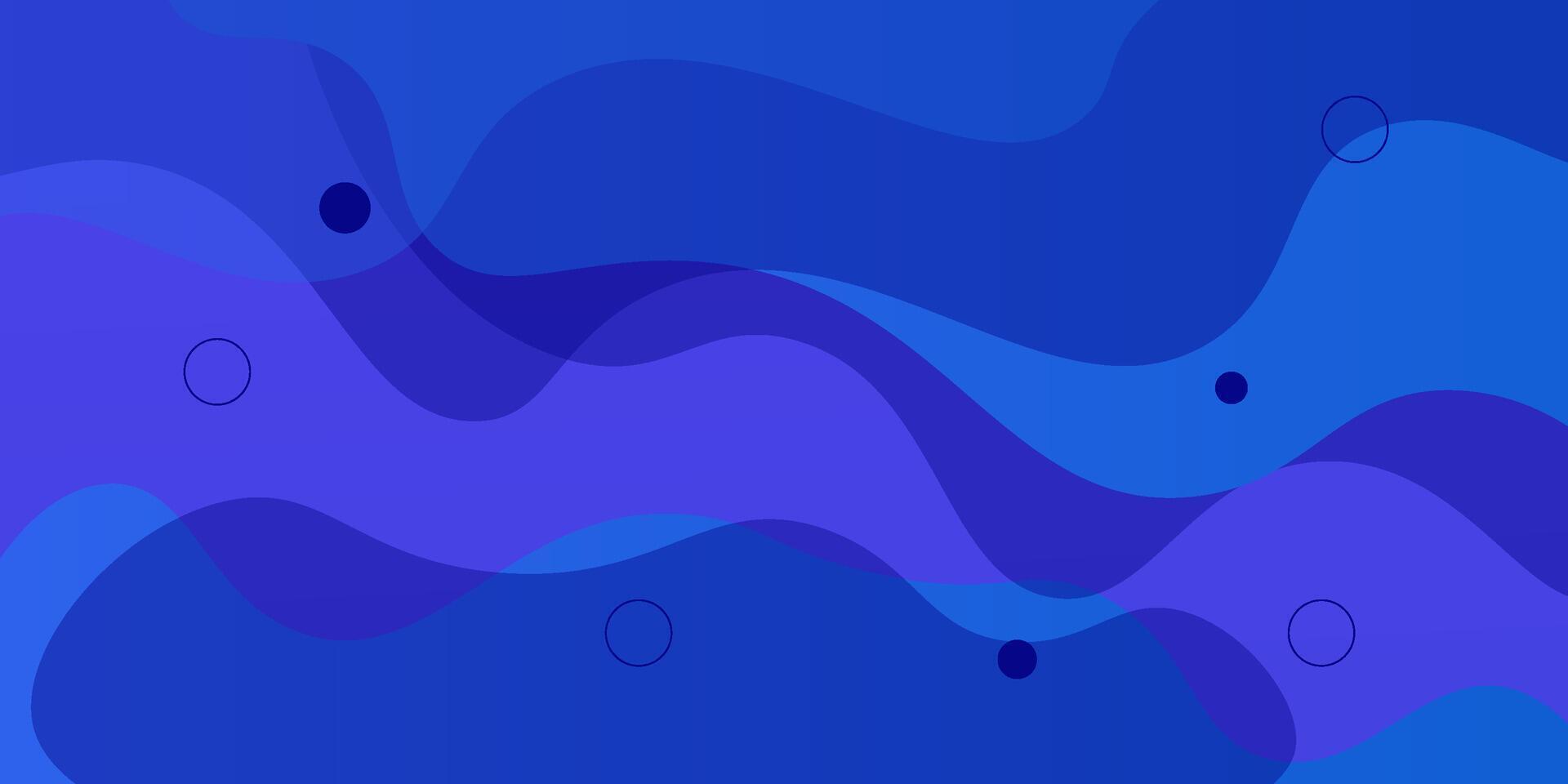 Dark blue geometric business banner design. Creative banner design with wave shape. Simple design on dark horizontal banner. vector