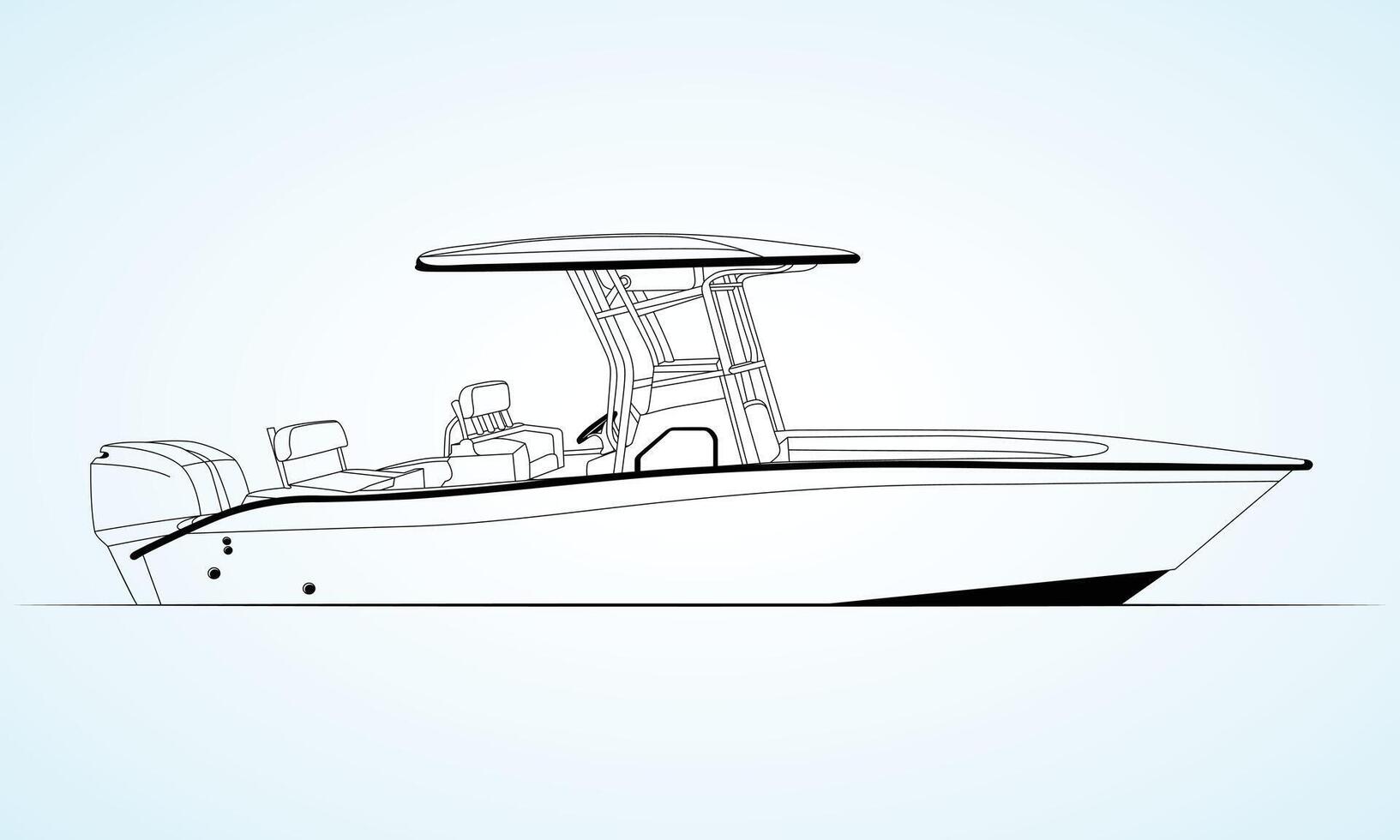Boat for Cutting vector