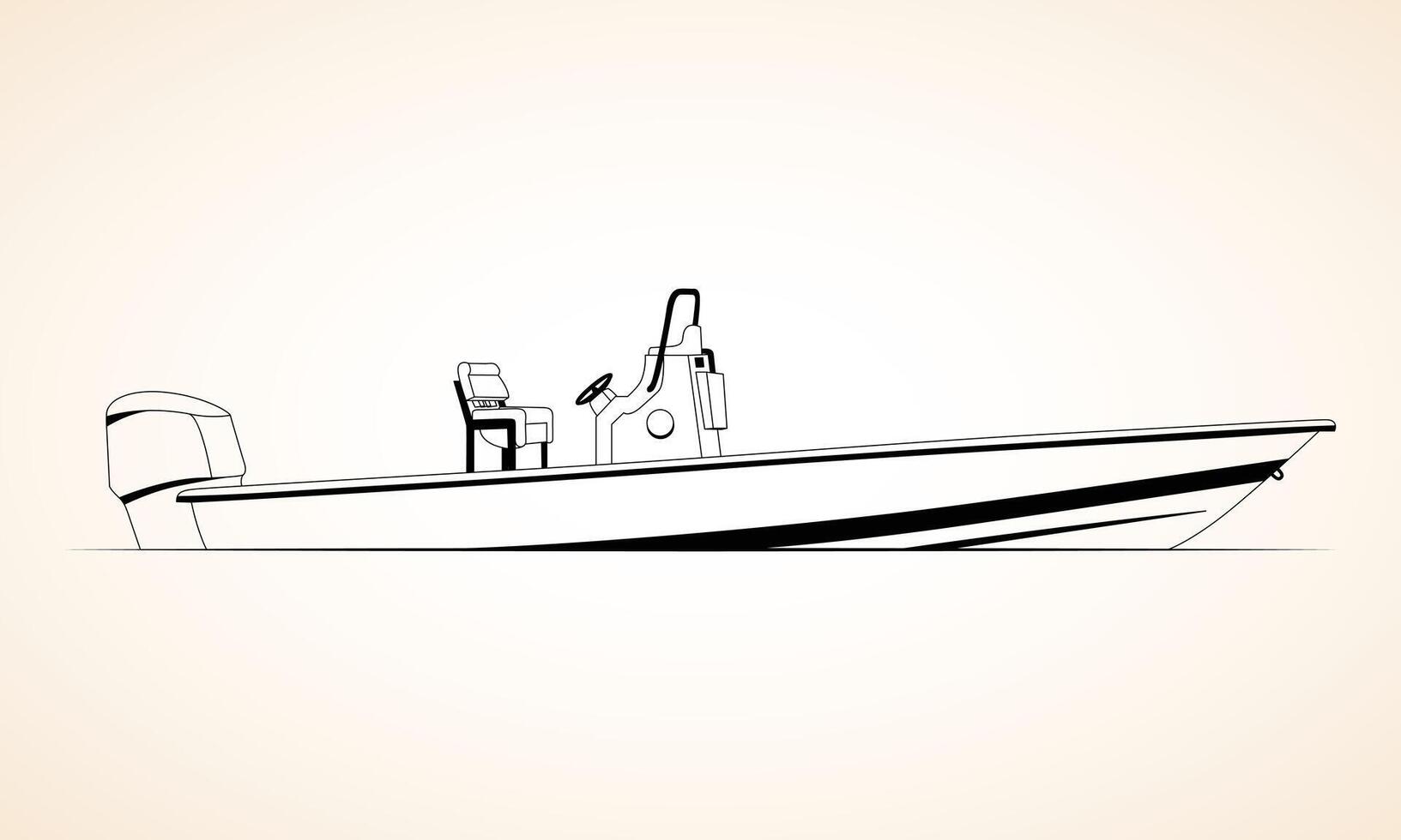 Laser Cut Boat vector