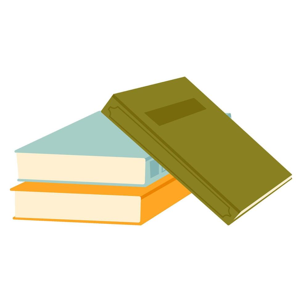 Stack of Books for Education and Study vector