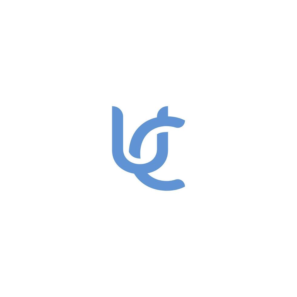 Letter U and C Logo letter mark vector