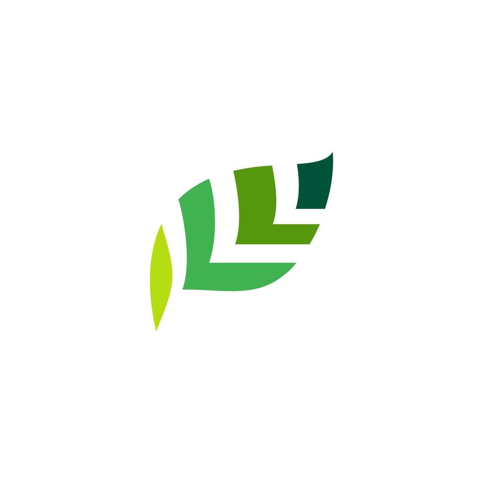 leaf dynamic modern logo, business corporation symbol vector