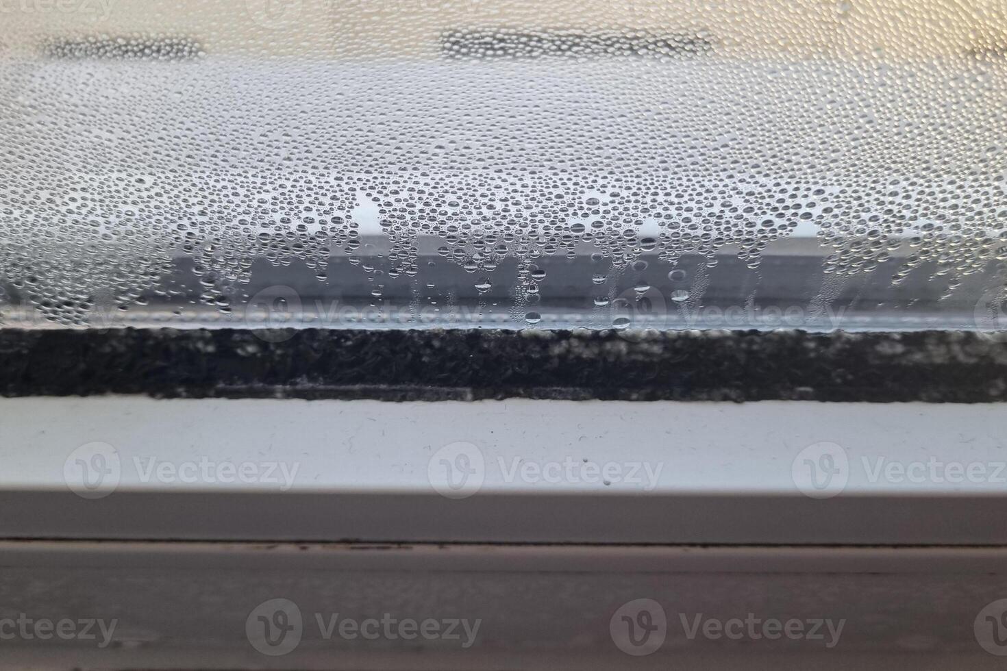 Condensation on Window During Winter Season - Interior Weather Effects photo