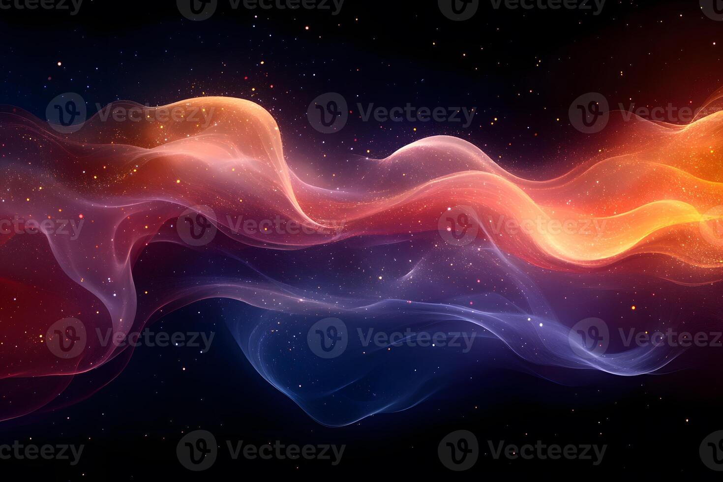 Abstract Flowing Nebula in Space with Vibrant Colors for Cosmic Design photo