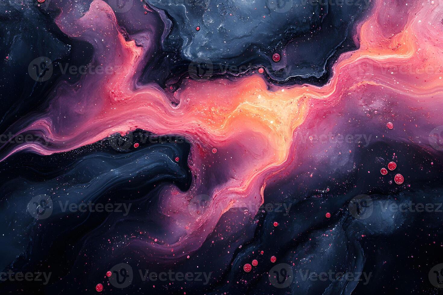 Abstract Cosmic Flow Art Vibrant Celestial Swirl Design for Creative Spaces photo