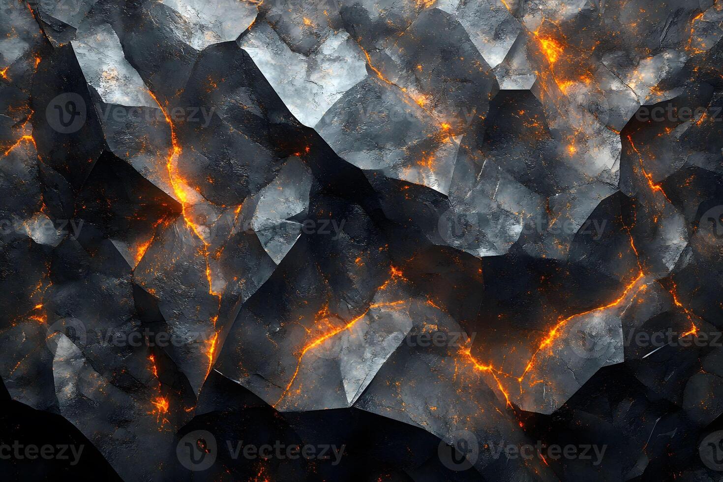 Abstract Volcanic Cracks Texture for Creative Graphic Design and Background photo