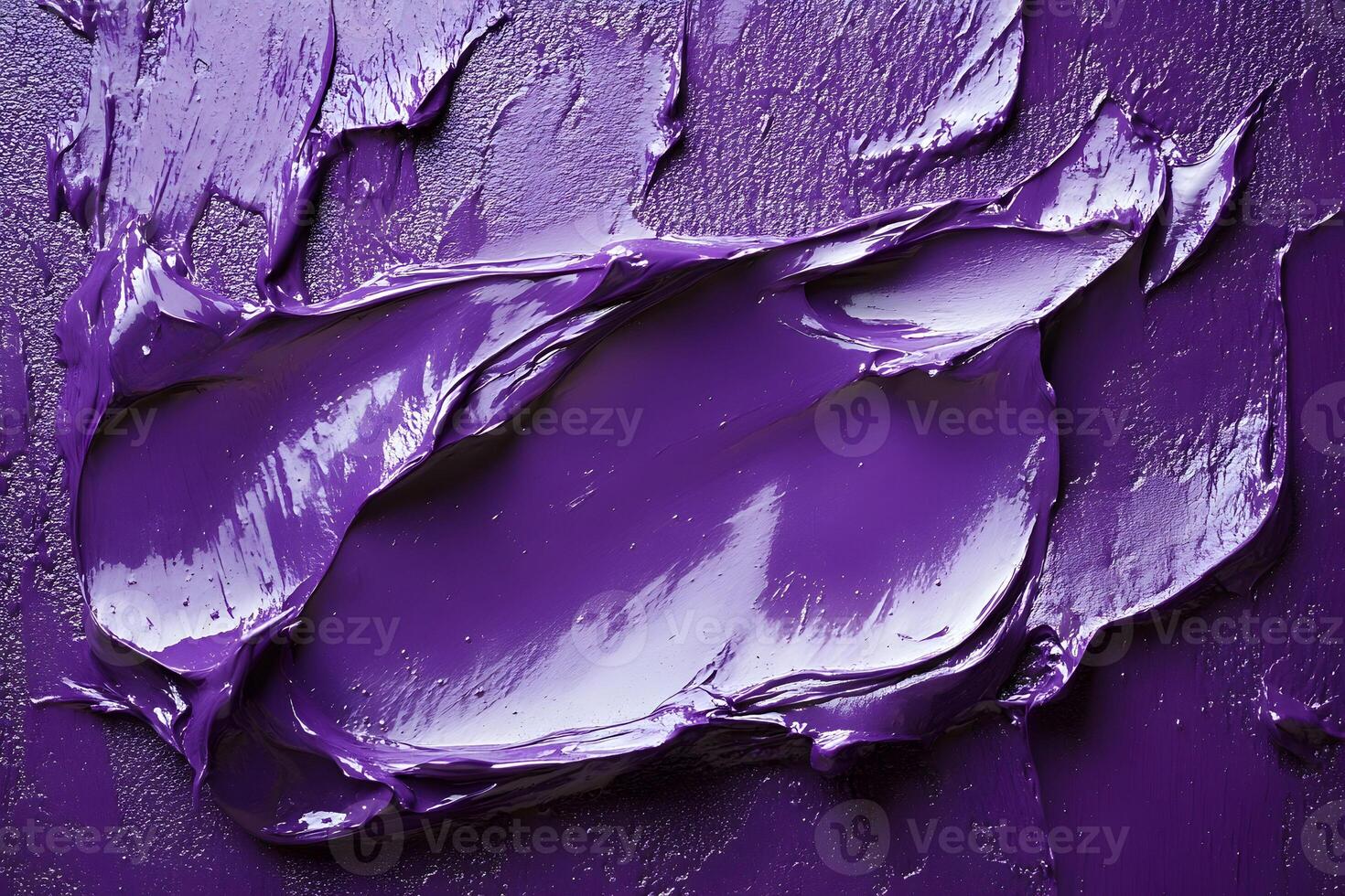 Abstract Art Concept with Vibrant Purple Paint Texture for Creative Design photo