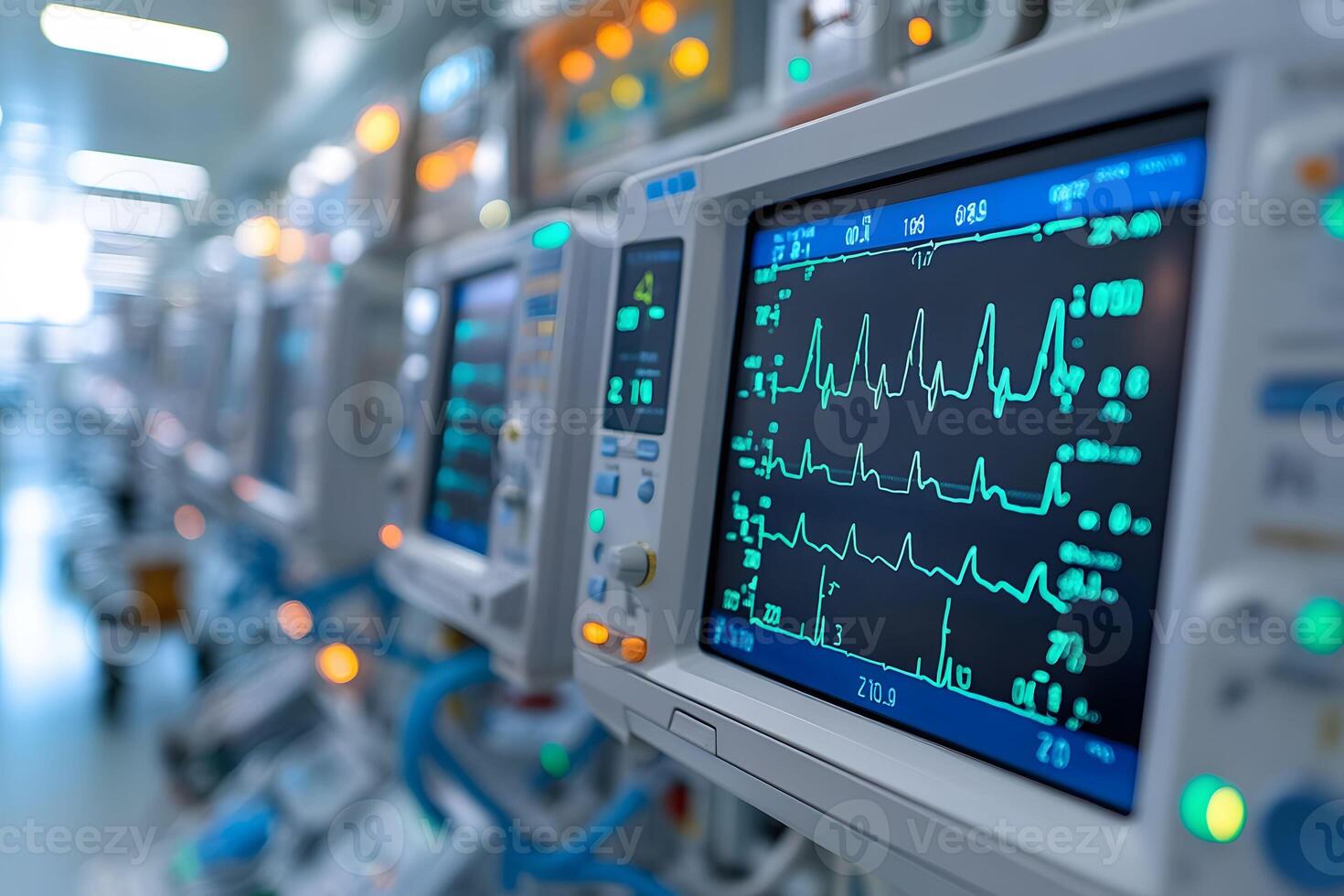 Medical Technology and Patient Monitoring in a Modern Hospital Setting photo