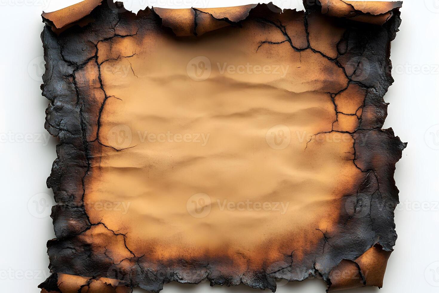 Burnt Edges Vintage Paper Background for Creative Design Projects photo