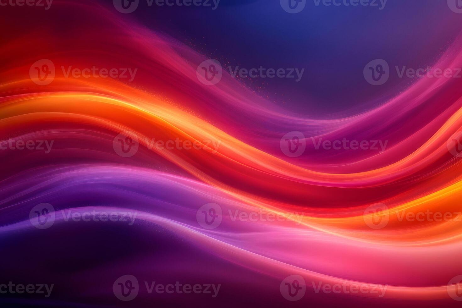 Abstract Vibrant Waves in Red and Purple for Dynamic Art and Design photo