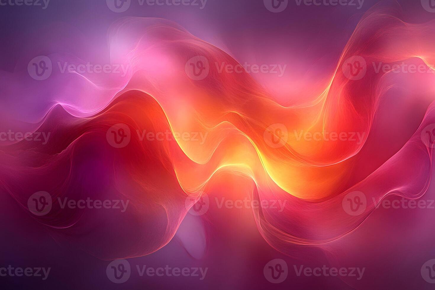 Abstract Vibrant Waves in Soft Light - Ideal for Modern Art and Design Projects photo