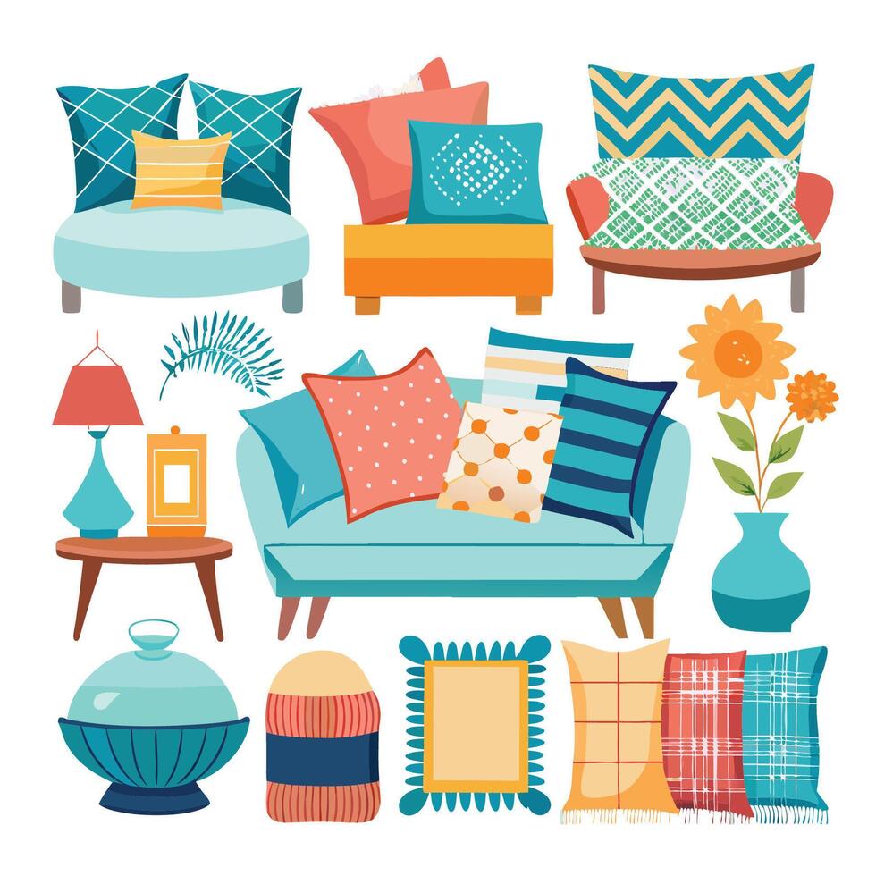 Enchanting Collection of Decor Styles for a Distinguished Vantage vector