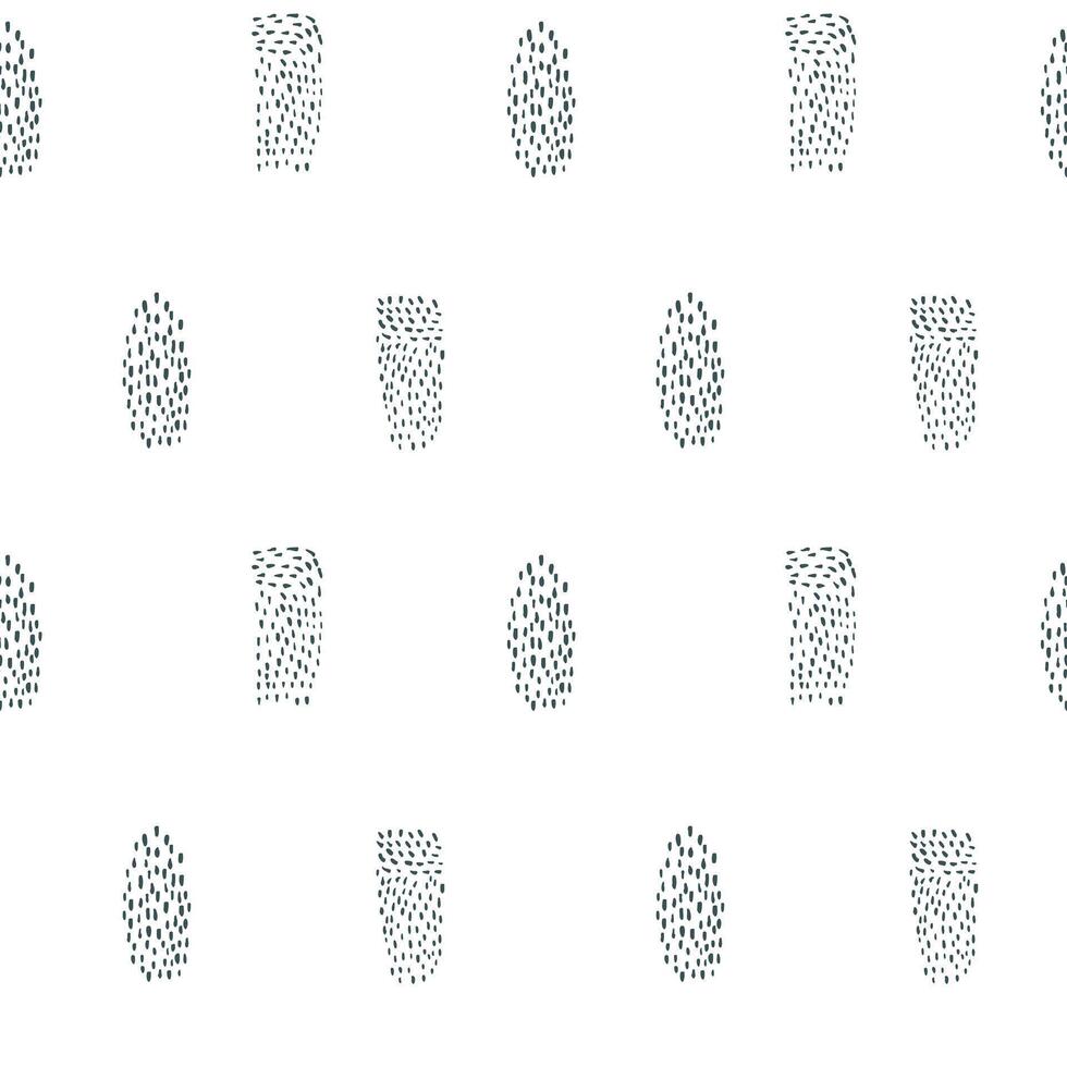Geometric abstract background. Seamless pattern with simple shapes with dots. Hand drawn background. vector