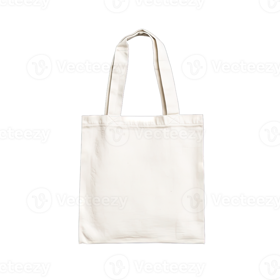 Eco friendly shopping bag mockup canvas tote bag template for design png
