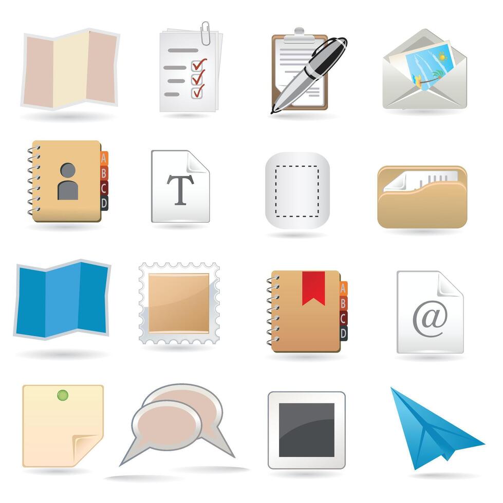 A Business icons Premium Matte series vector