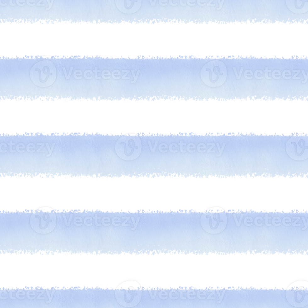 Classic blue stripe on transparent background. Seamless pattern with hand-drawn watercolor stripes. Striped background for textile, wrapping paper or card on the topic of recreation, vacation png