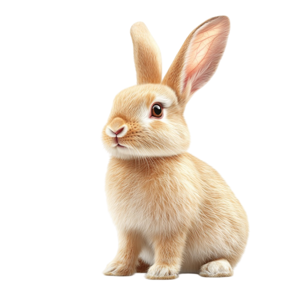 Adorable Baby Bunny Transparent Background Image png