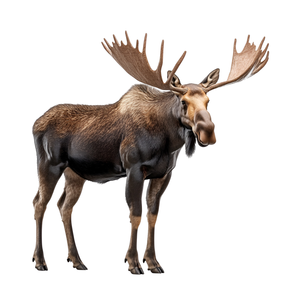 Wild Moose Animal With Transparent Background png