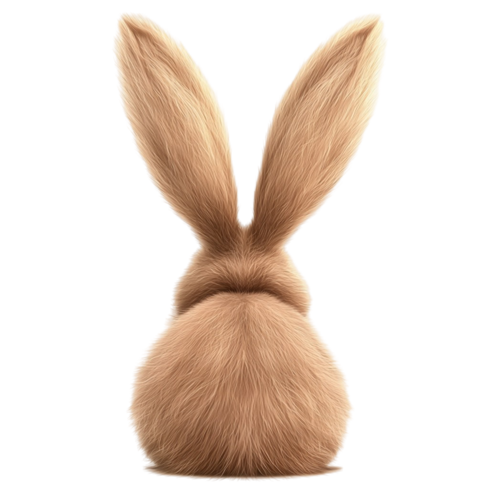 Playful Rabbit Ears Design Transparent Background png