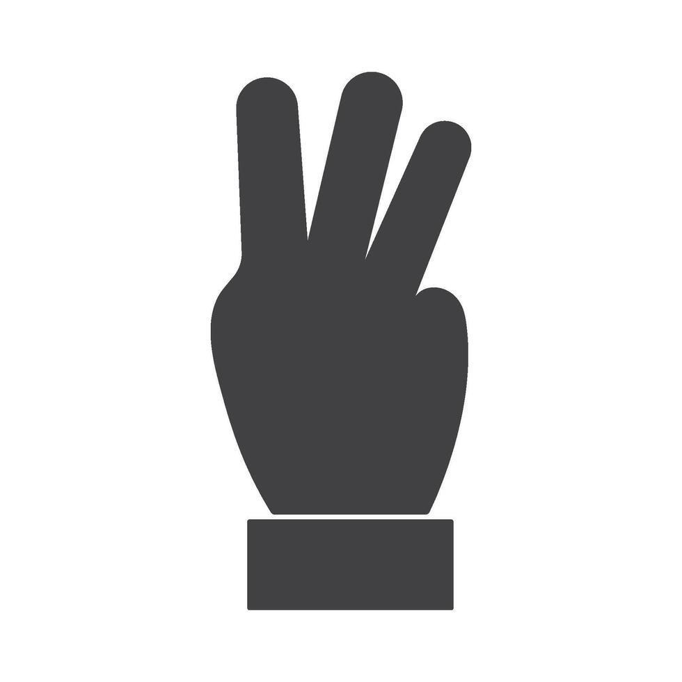 Gesture Hand icon Template design vector