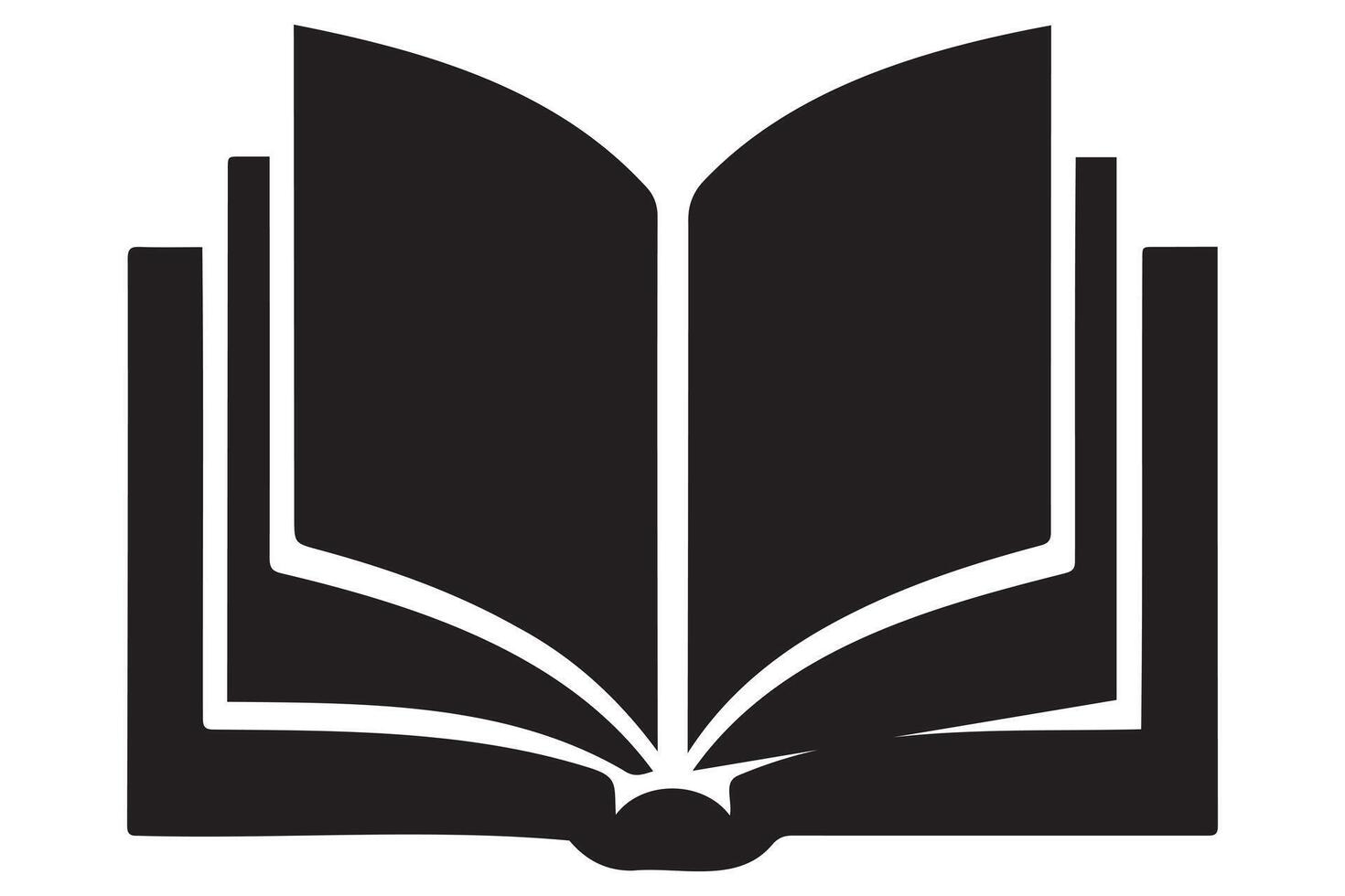 Black book icon on white background vector