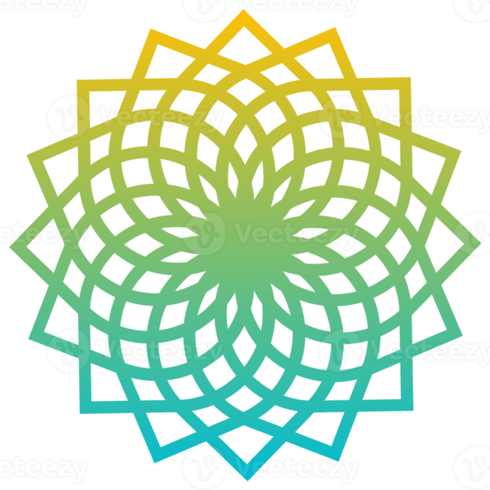 mandala gradient design png