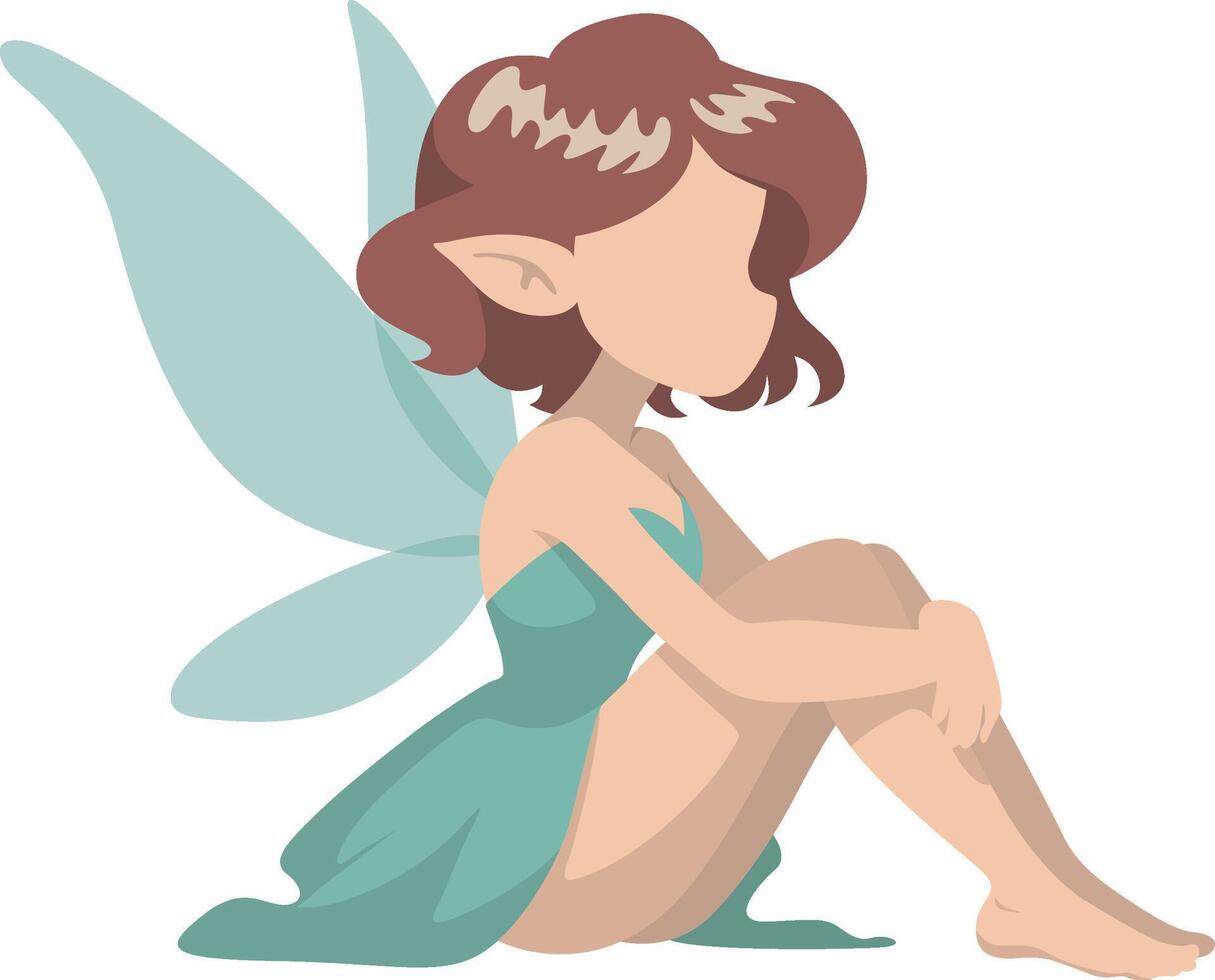 A Sprite Fairy Illustration. vector