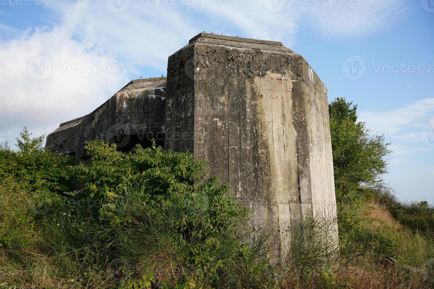 Old Bunker in Istanbul City in Turkiye photo