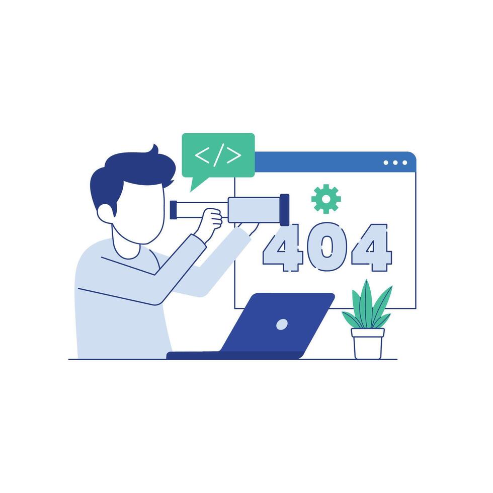 Software developer inspected the source code for any errors vector
